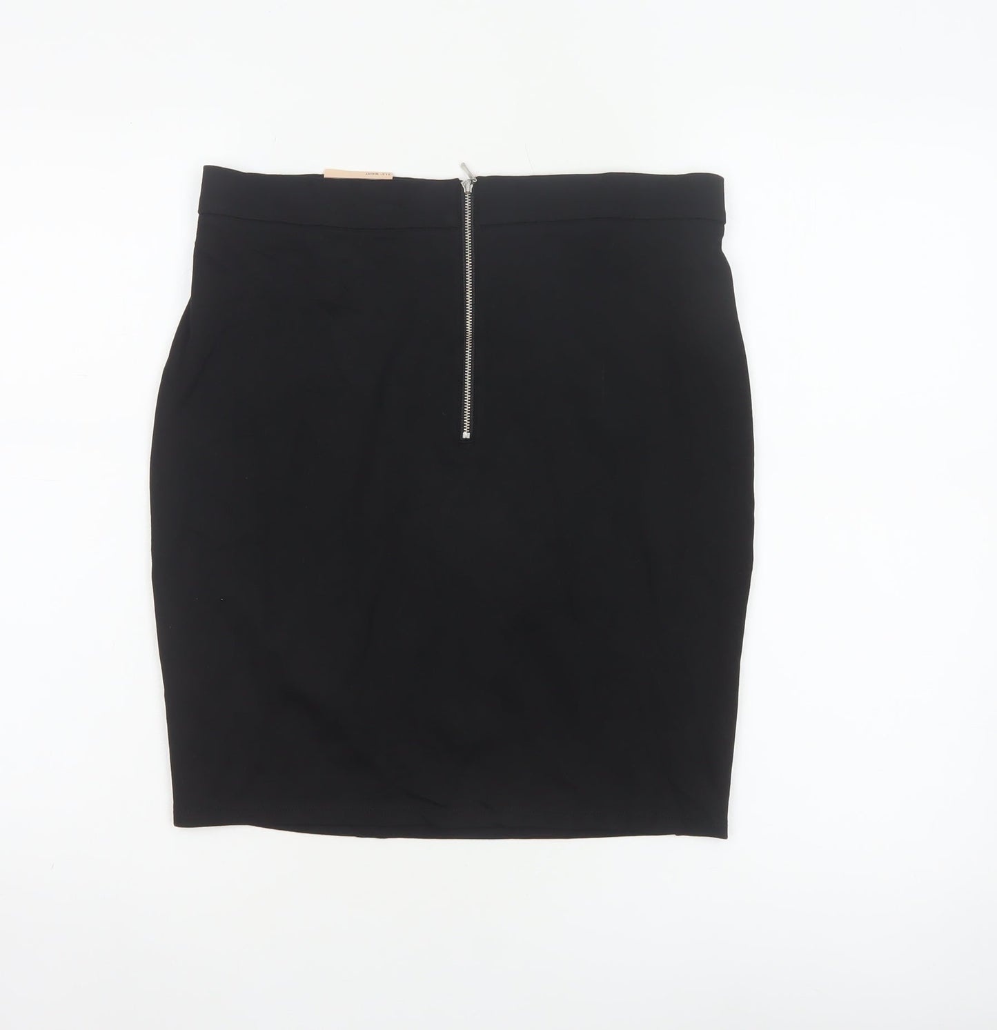 Marks and Spencer Girls Black Age 17-18 Straight Pencil School Skirt