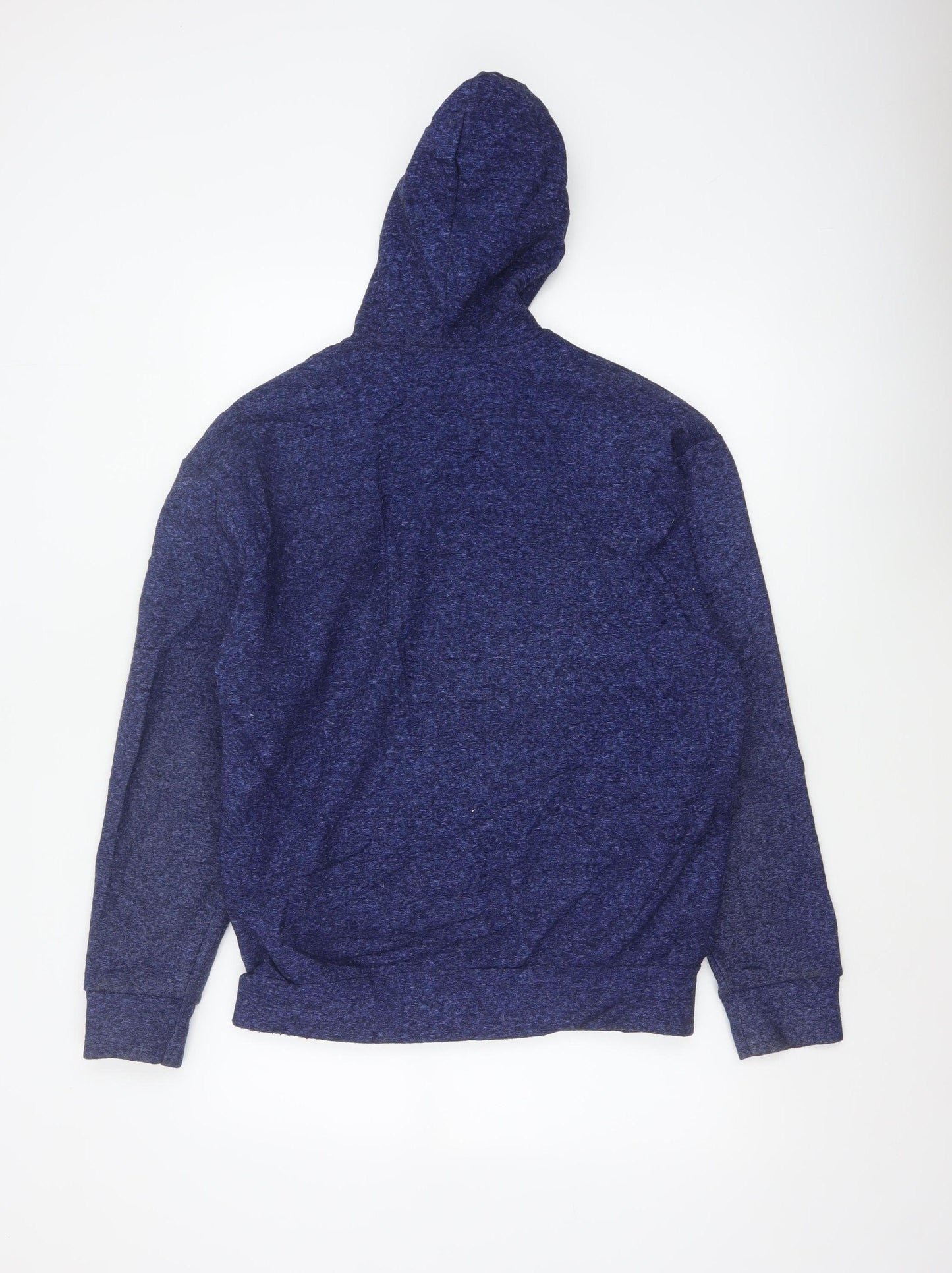 Lee Cooper Men’s Blue M Full Zip Hooded Fleece Hoodie London Logo