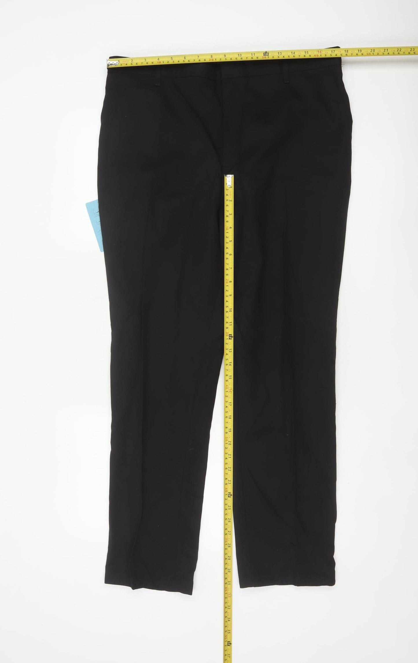 Marks & Spencer Boys Black 18+ Slim Leg School Trousers NWT