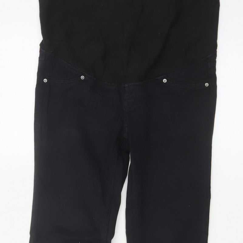 MAMA Women’s Black Maternity Skinny Stretch Jeans UK 8