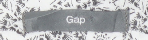 Gap Women’s White Floral A-Line Short Skirt UK 6 Lined