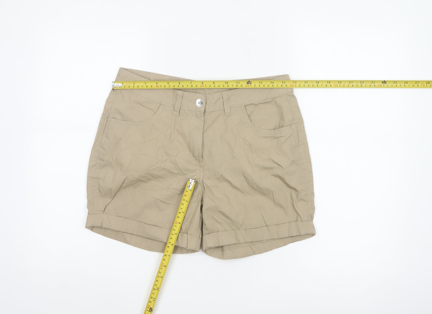 Regatta Women’s Beige Cotton Cuffed Outdoor Shorts UK 10