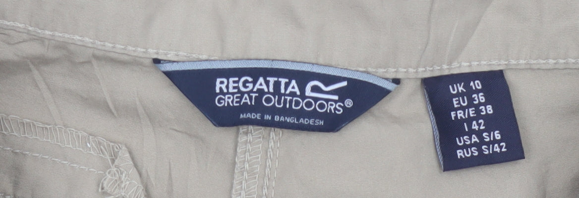 Regatta Women’s Beige Cotton Cuffed Outdoor Shorts UK 10