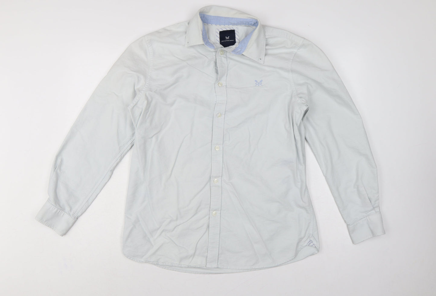Crew Clothing Company Men’s Light Blue M Classic Fit Cotton Shirt