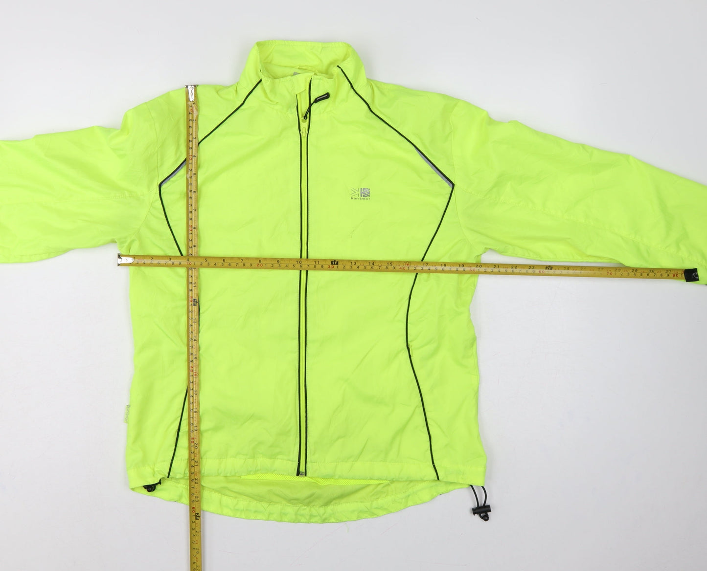 Karrimor Women’s Yellow UK 14 Running Windbreaker Reflective Full Zip