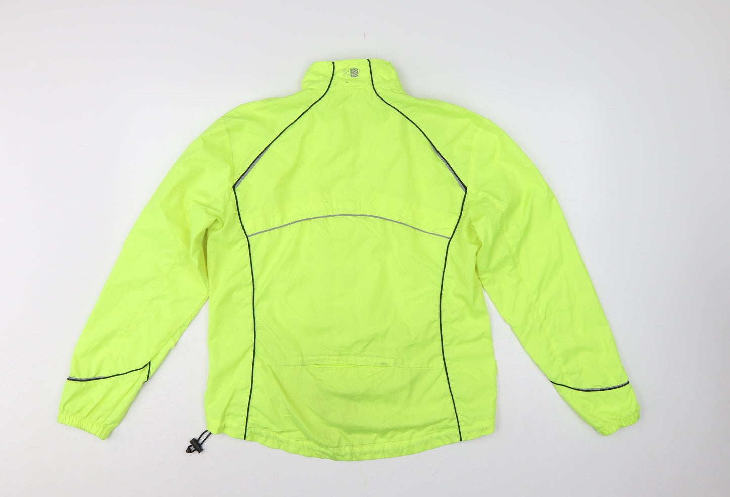 Karrimor Women’s Yellow UK 14 Running Windbreaker Reflective Full Zip