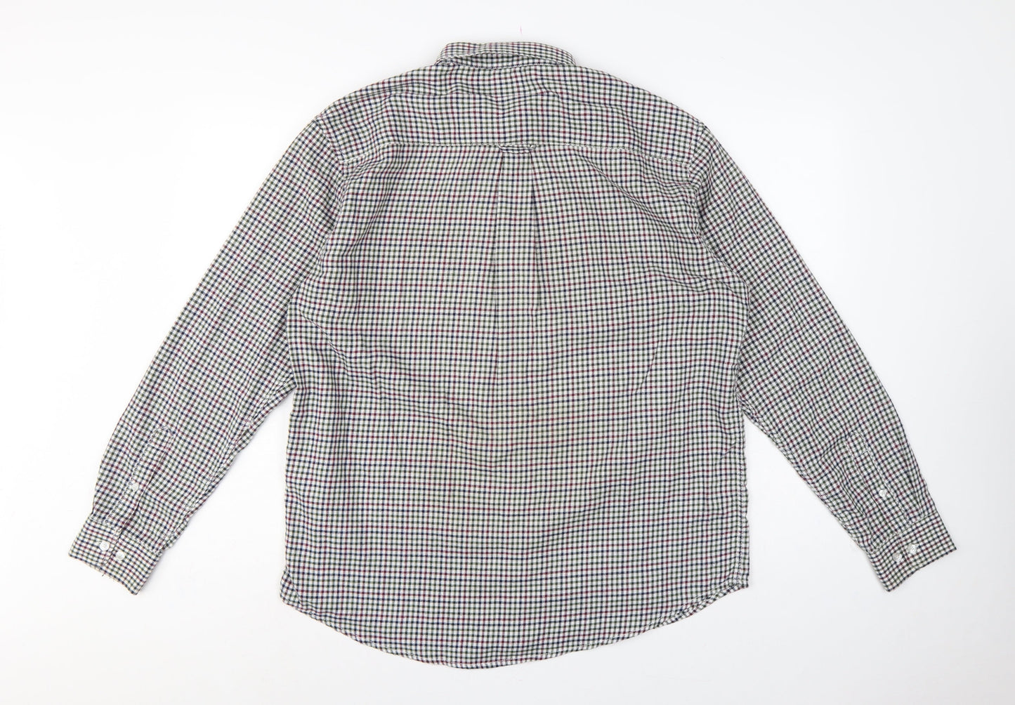 James Pringle Men's Multicoloured Check Shirt L Long Sleeve Button-Down