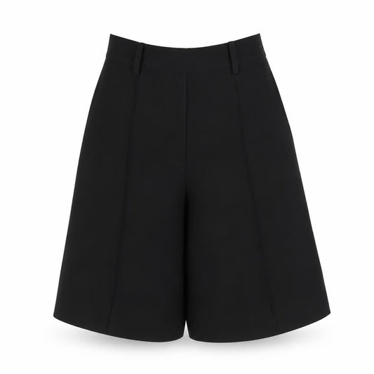 Marks & Spencer Women Black UK 6 High Rise Culotte Shorts Pockets