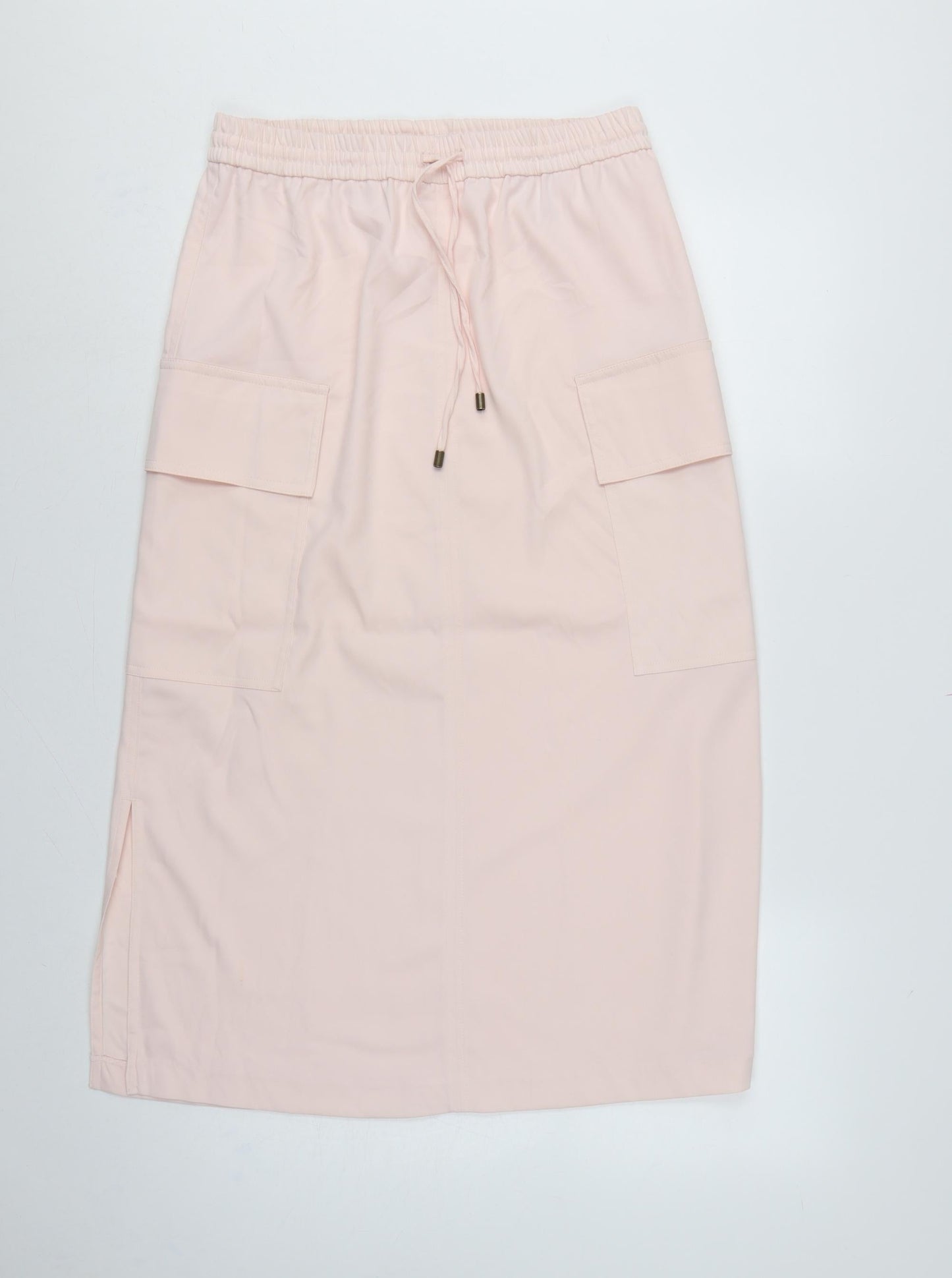 Marks & Spencer Women Pink UK 10 Cargo Long Skirt Pockets