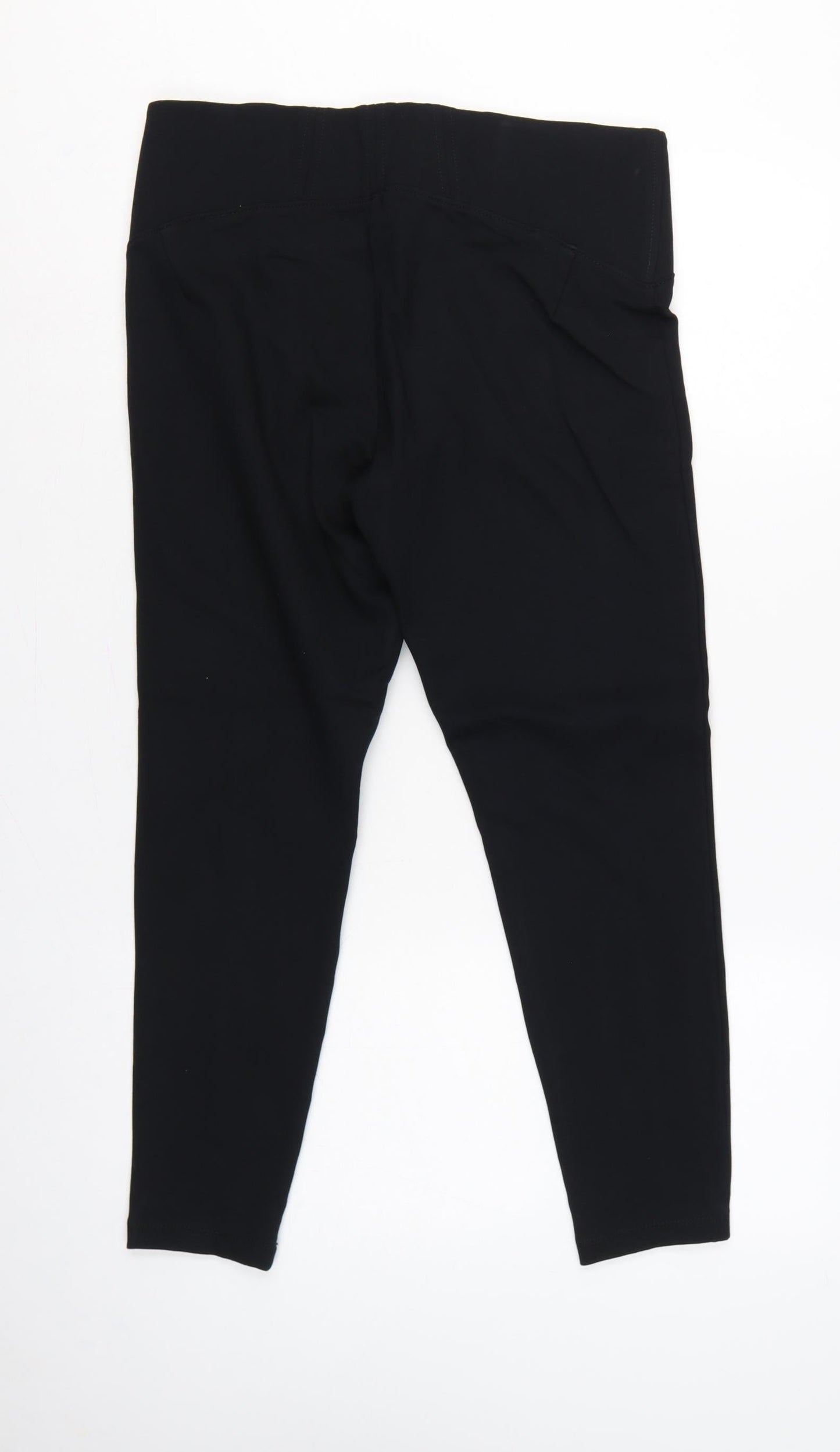 Marks & Spencer Women Black Size 14 Short High Rise Leggings