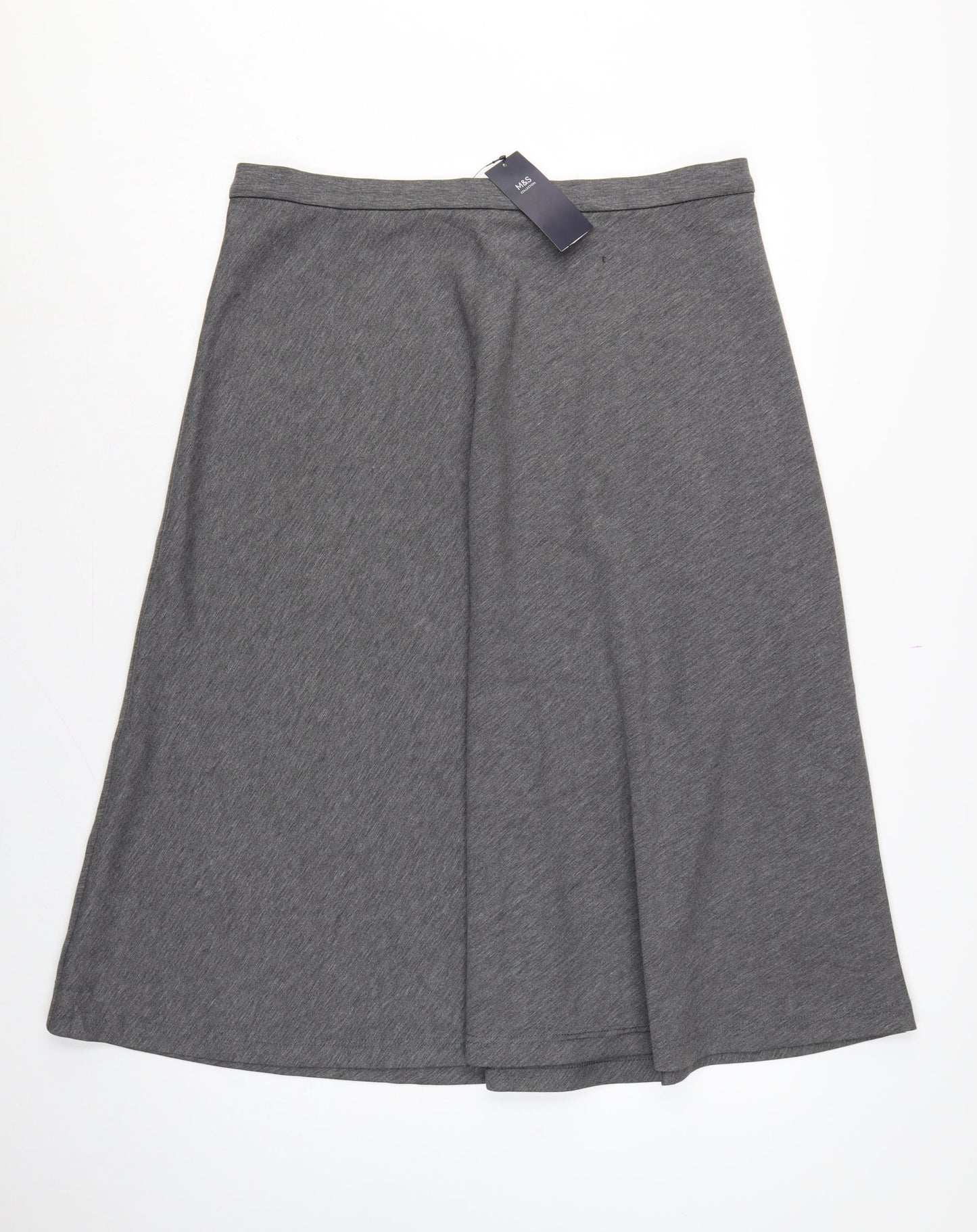 Marks and Spencer Women's Grey Marl UK 18 Wrap Long Skirt
