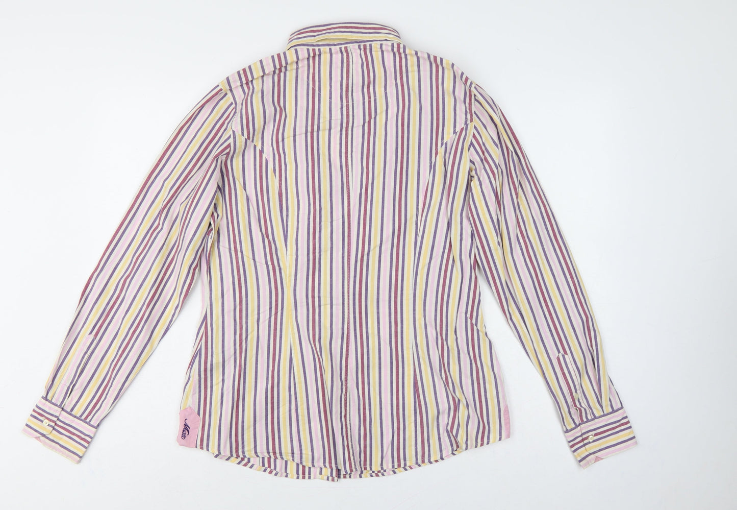 Musto Signature Women’s Multicoloured Striped Cotton Shirt UK 16
