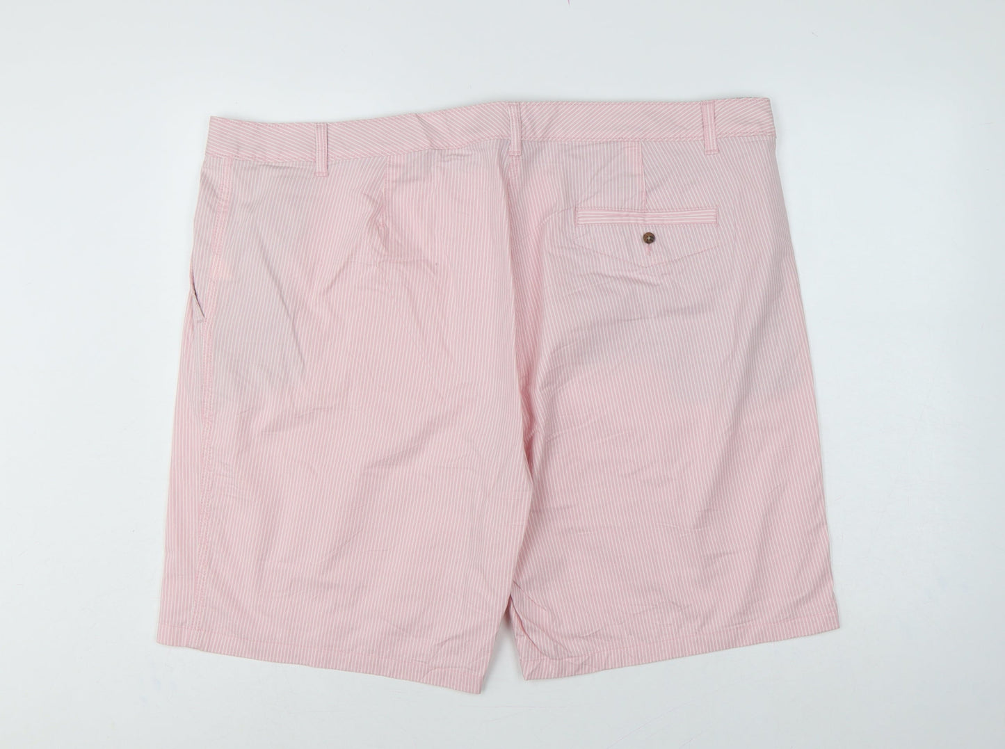 Marks & Spencer Women’s Pink Stripe Bermuda Shorts UK 24