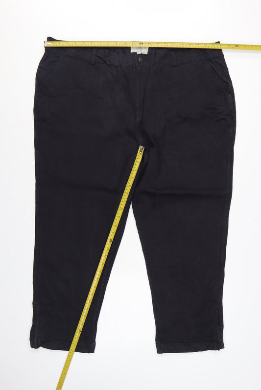 Fat Face Men’s Black Size 24 Tapered Stretch Cotton Blend Jeans Short