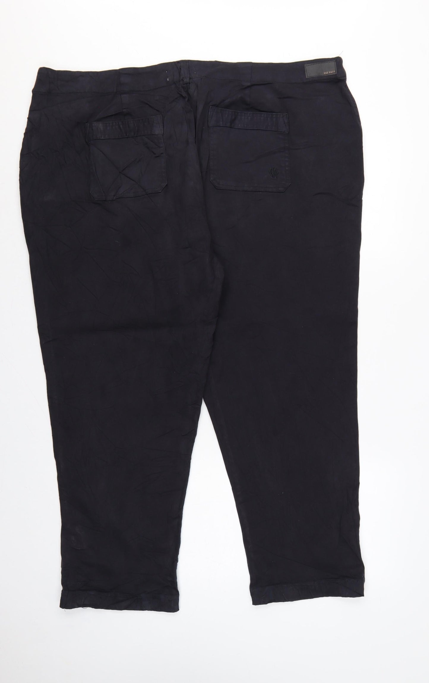 Fat Face Men’s Black Size 24 Tapered Stretch Cotton Blend Jeans Short