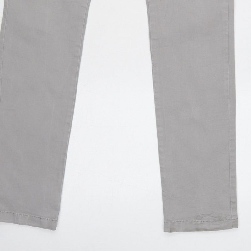 Additional view of Topman Men’s Grey W30 L34 Slim Skinny Chino Jeans Zip Fly