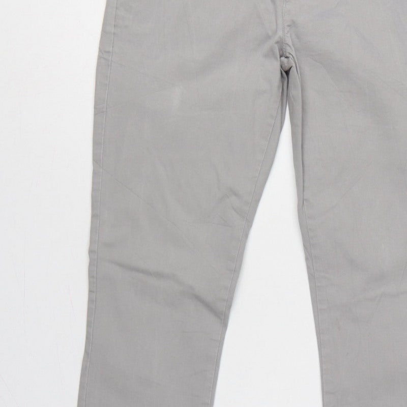 Additional view of Topman Men’s Grey W30 L34 Slim Skinny Chino Jeans Zip Fly