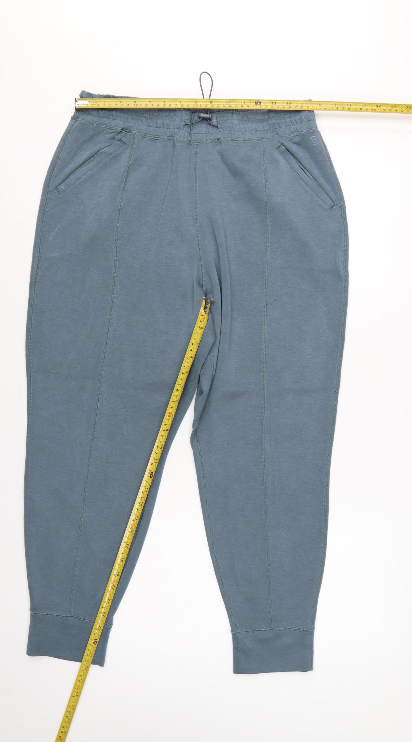 Gilly Hicks Women’s Blue XL Jogger Trousers Elastic Waist Pockets