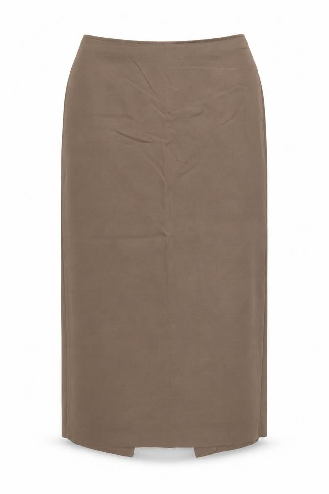 Marks and Spencer Women Brown UK 16 Long Pencil Skirt Lined Vintage