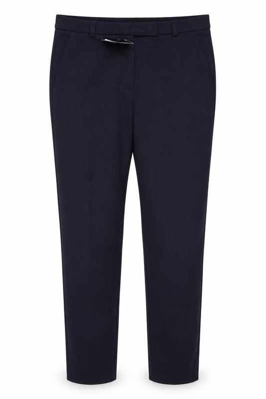 Marks & Spencer Women Navy Size 10 Regular Straight Dress Trousers