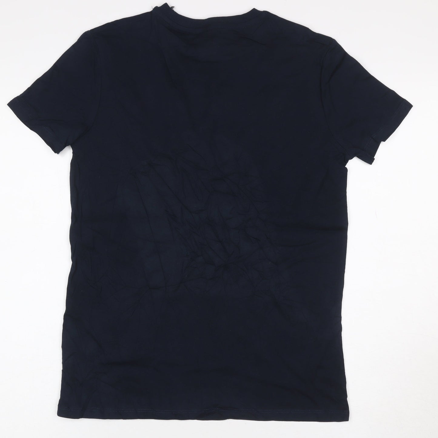 Marks and Spencer Boys Navy 13-14 Years Basic Christmas Football T-Shirt