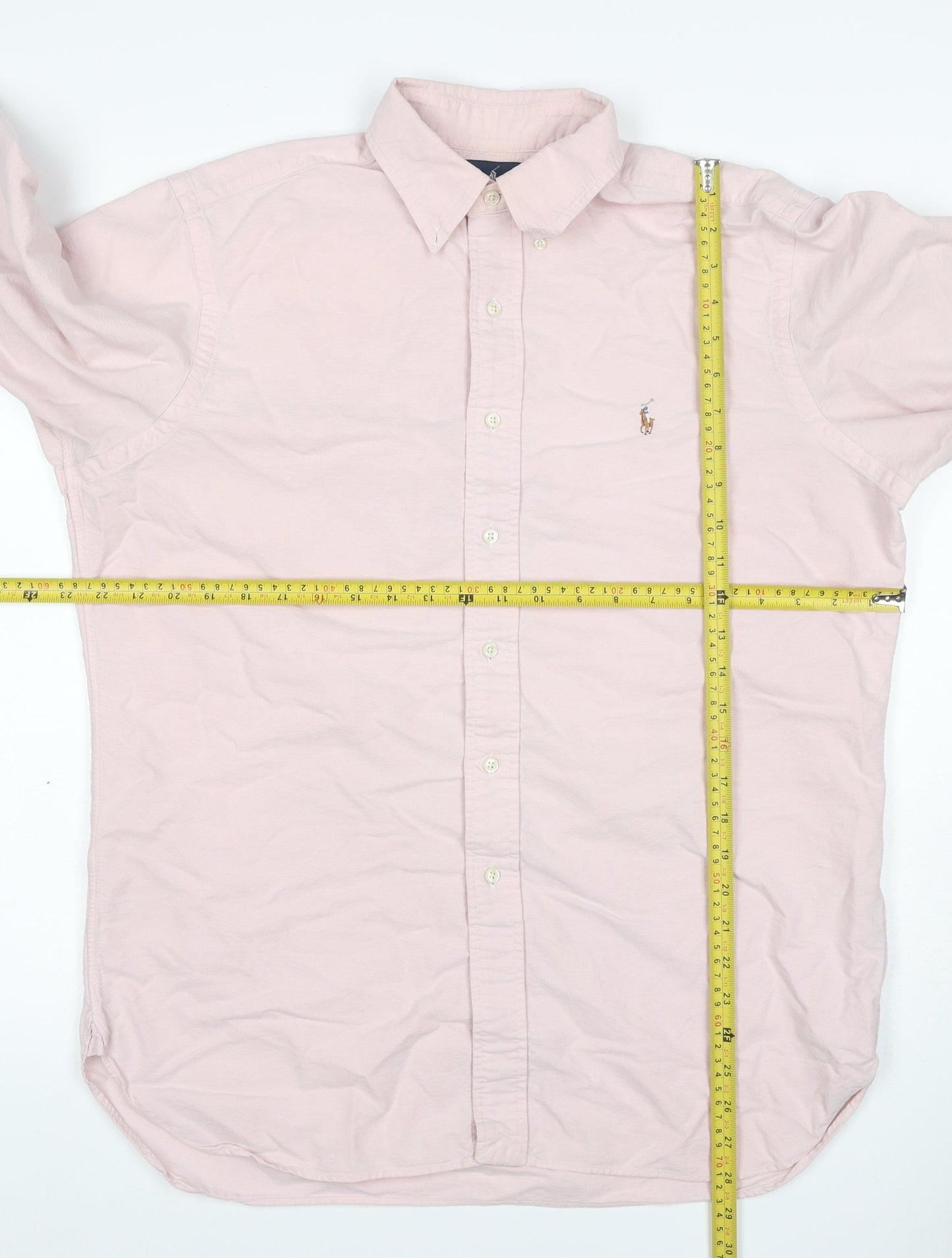 Ralph Lauren Men’s Pink S Classic Fit Cotton Button-Down Shirt