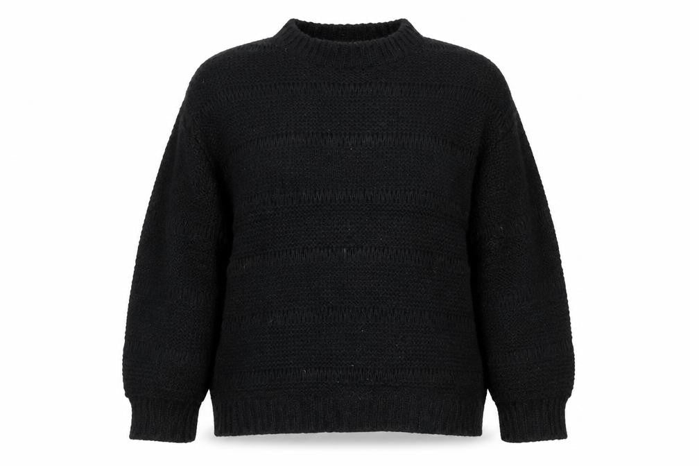 ASOS Design Women Black XS Roll Neck Chunky Knit Jumper