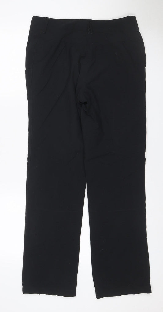 Rohan Women Black Size 10 Dry Roamers Waterproof Rain Trousers