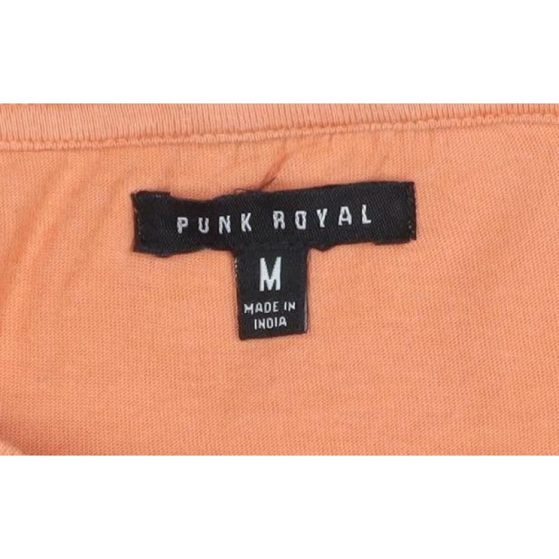 Additional view of Punk Royal Men's Orange M Graphic Print Crew Neck Short Sleeve T-Shirt