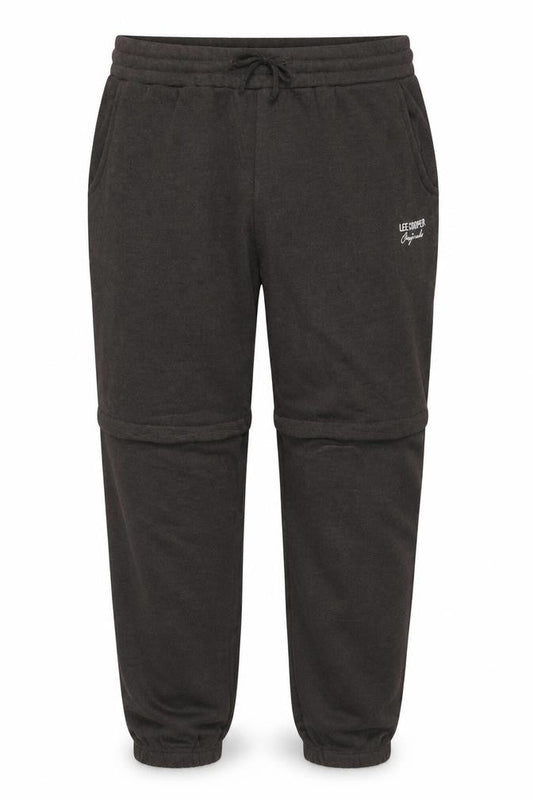 Lee Cooper Men’s Brown 2XL Fleece Jogger Sweatpants Drawstring