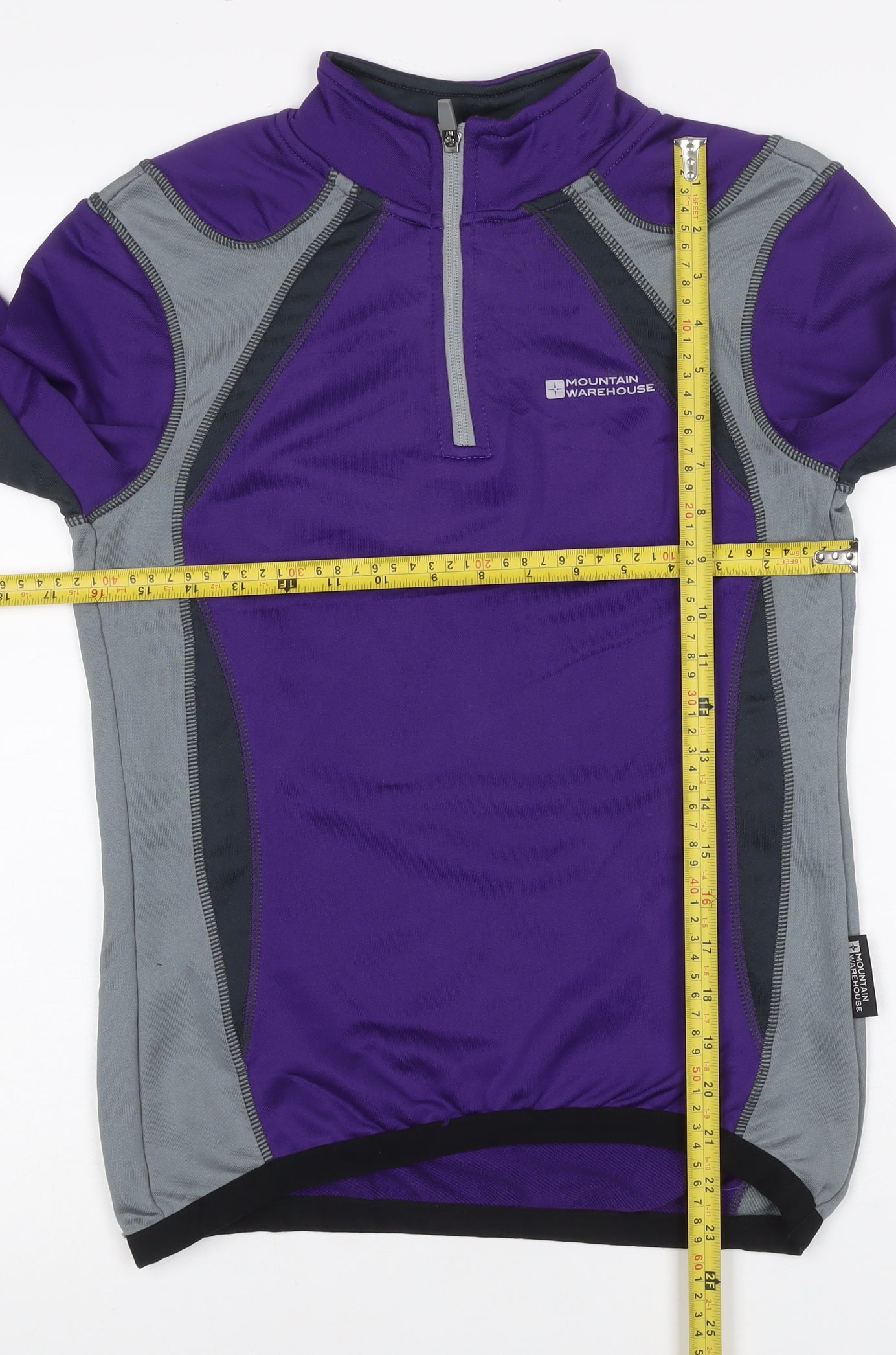 Mountain Warehouse Women’s Purple Size 8 1/4 Zip Colourblock Sweatshirt