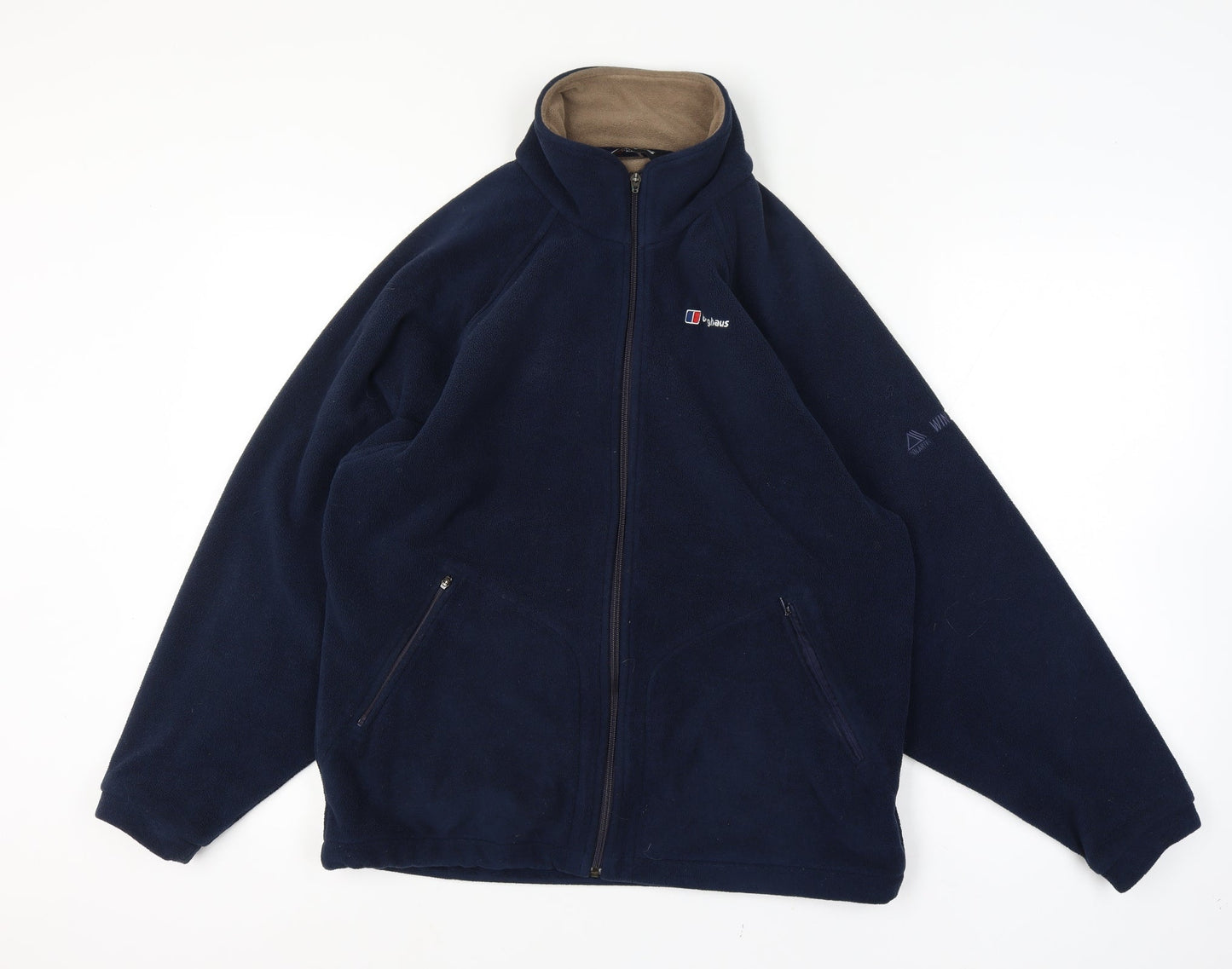 Berghaus Men’s Navy M Fleece Basic Jacket Full Zip Outdoor