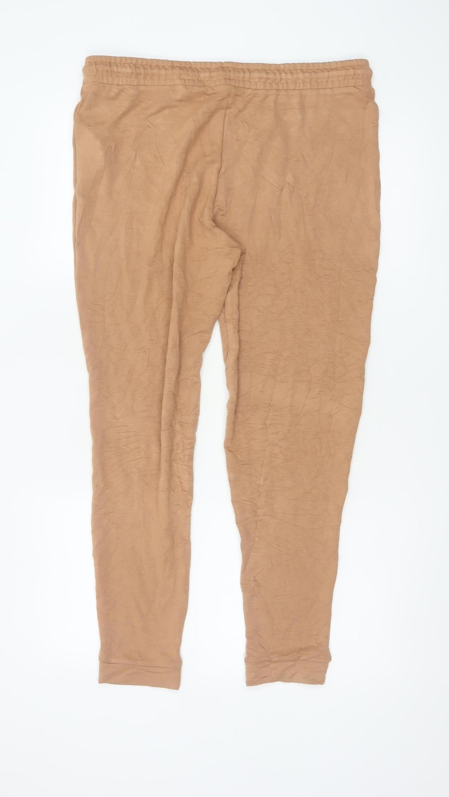 M&S Women’s Brown Size 16 Hooded Jersey Lounge Set Jumper Trousers