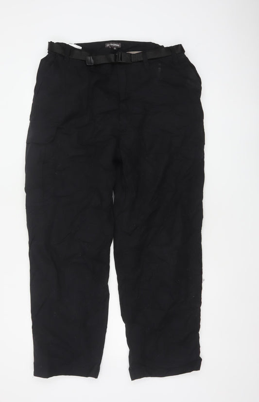 Craghoppers Men’s Black 34in S Cargo Trousers Adjustable Belt
