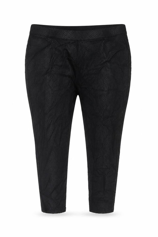 M&S Women Black Snake Print Jeggings UK 24 Short Stretch Slim