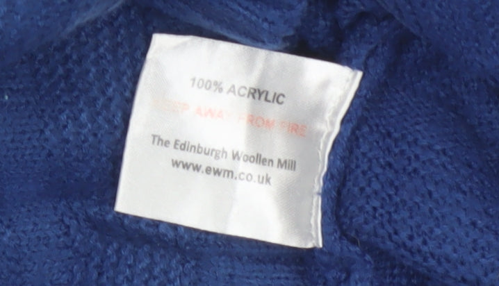 Isle Essentials Women’s Blue Knit Pullover Jumper Size S 10-12