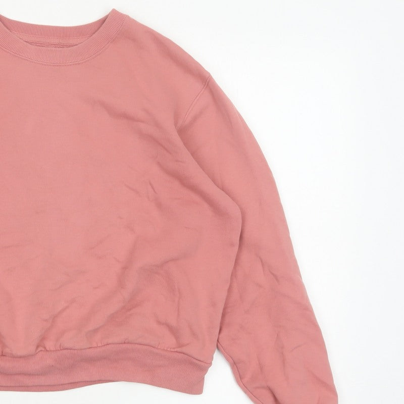 Hollister Women’s Pink XS Pullover Crew Neck Sweatshirt Fleece