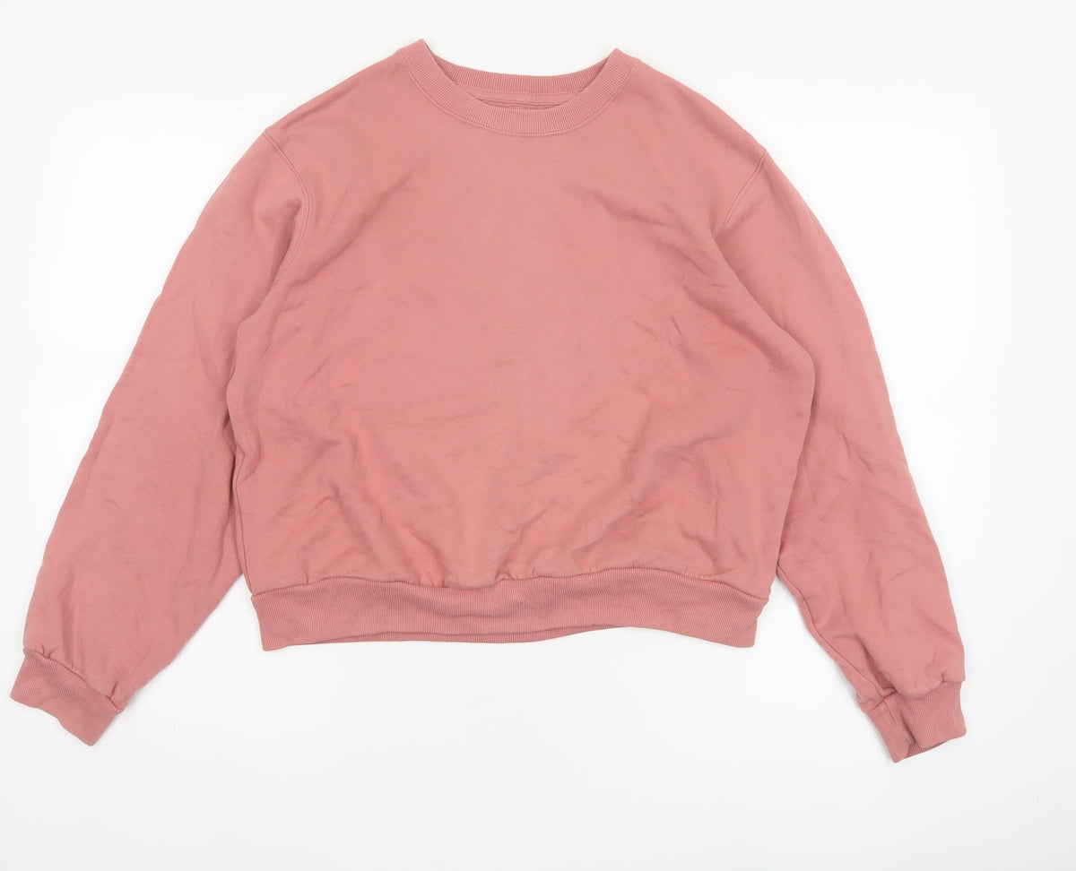 Hollister Women’s Pink XS Pullover Crew Neck Sweatshirt Fleece