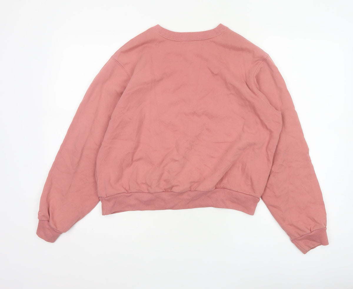 Hollister Women’s Pink XS Pullover Crew Neck Sweatshirt Fleece