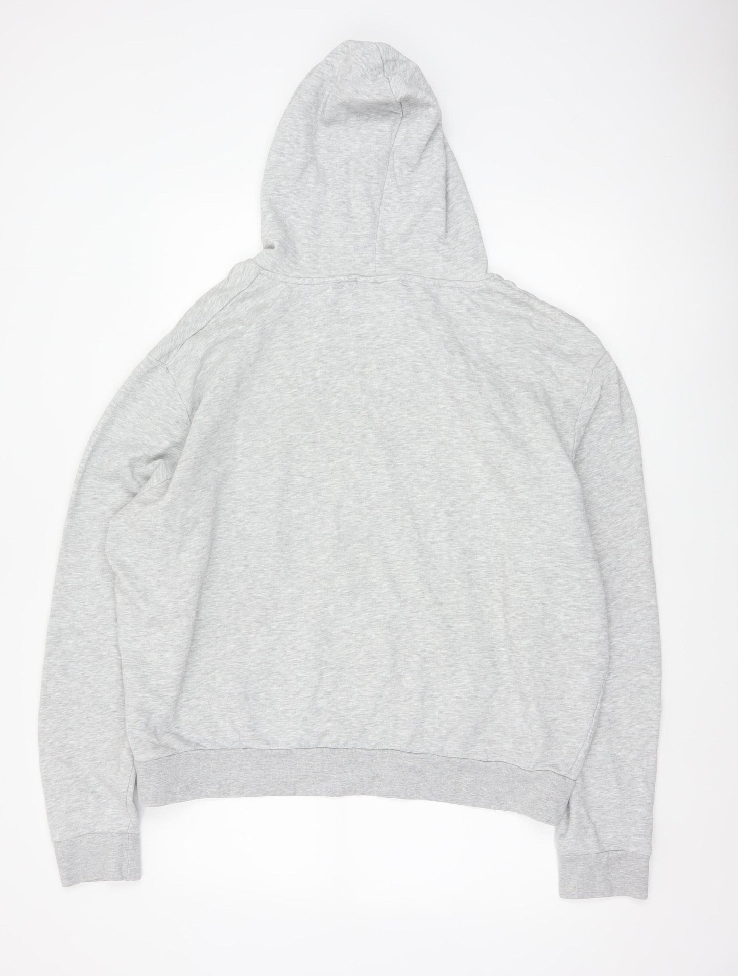 C&A Women’s Grey White Colourblock Pullover Hoodie 2XL Cotton Blend