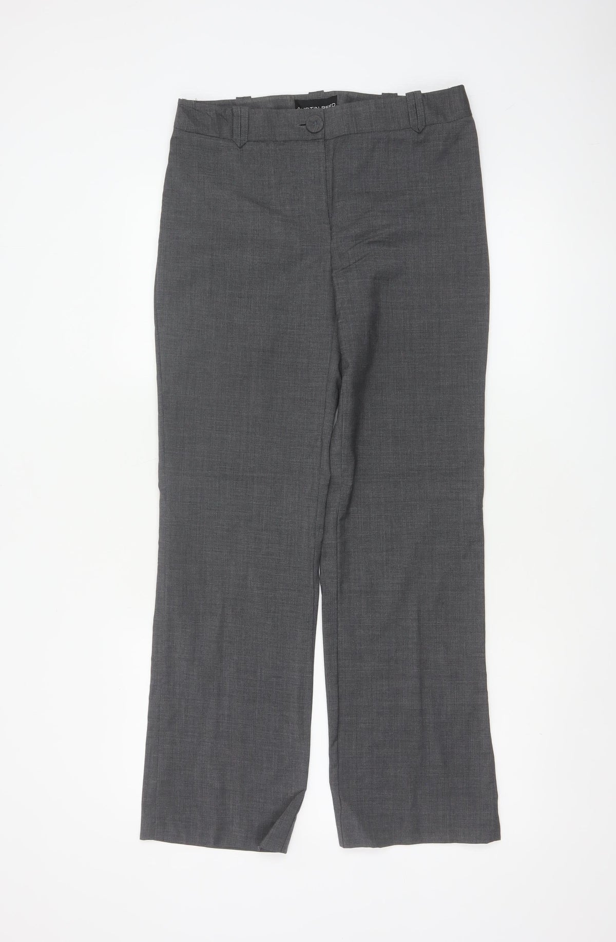 Austin Reed Women’s Grey Size 10 Tailored Straight Dress Trousers