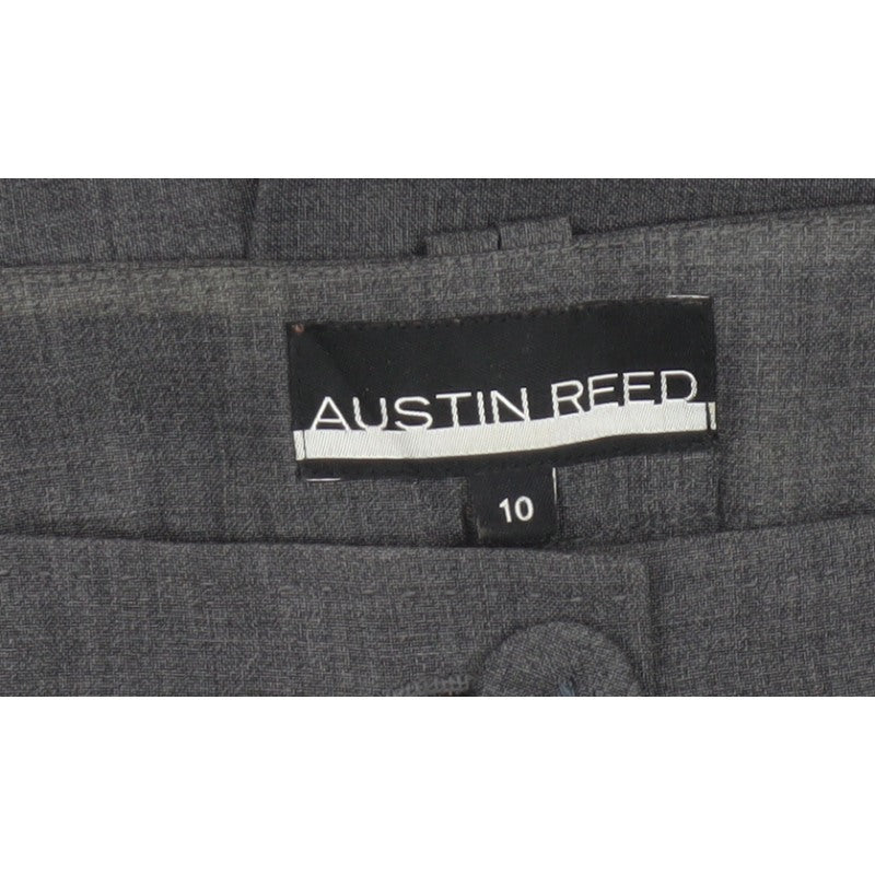 Austin Reed Women’s Grey Size 10 Tailored Straight Dress Trousers