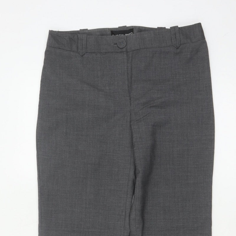 Austin Reed Women’s Grey Size 10 Tailored Straight Dress Trousers