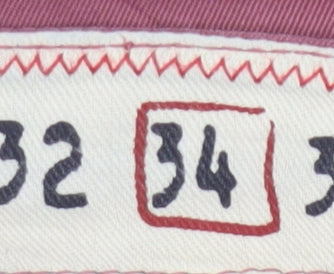 Fat Face Men’s Pink 34in Cotton Straight Chino Trousers