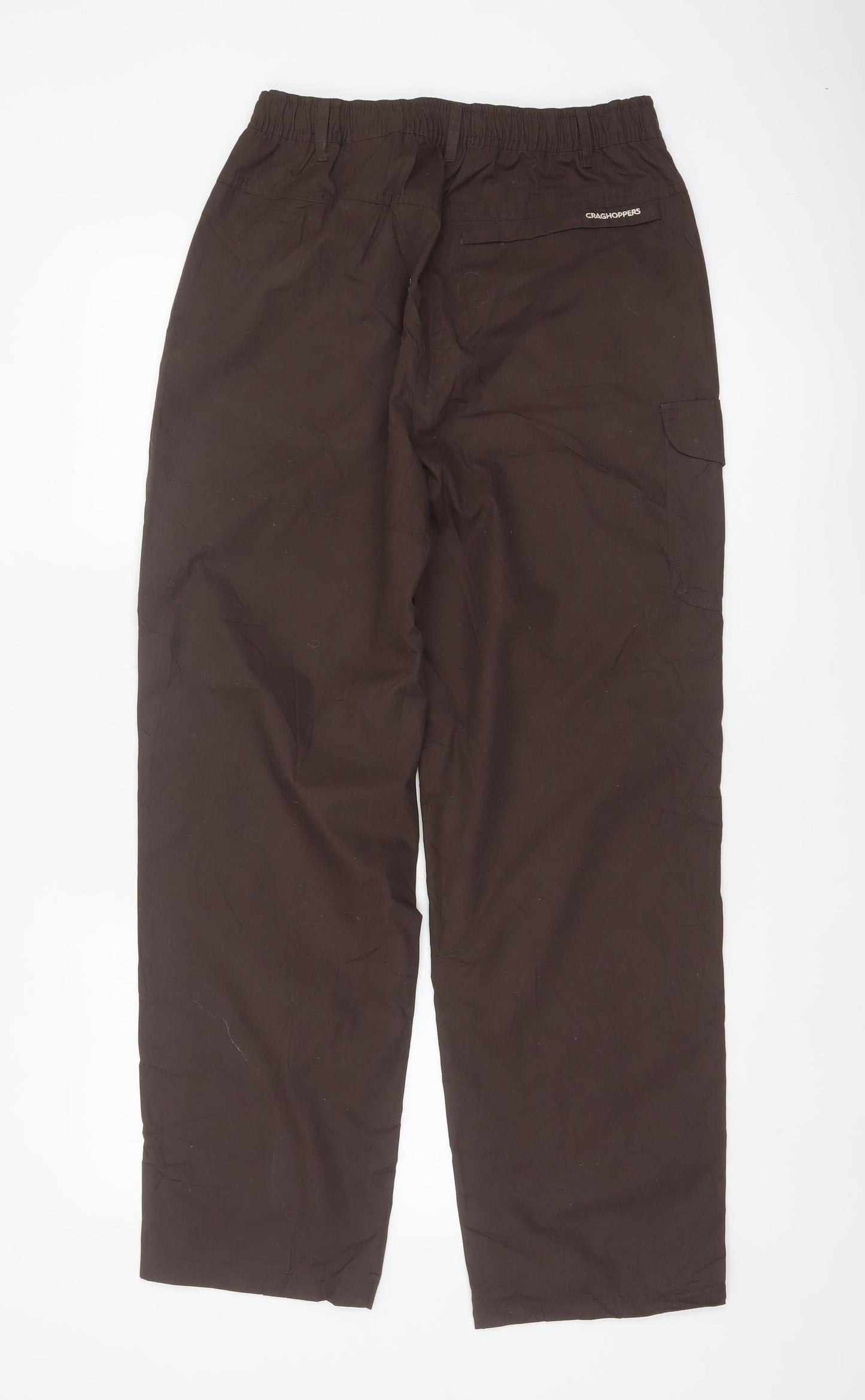 Craghoppers Women’s Brown UK 12 Regular Cargo Tapered Trousers