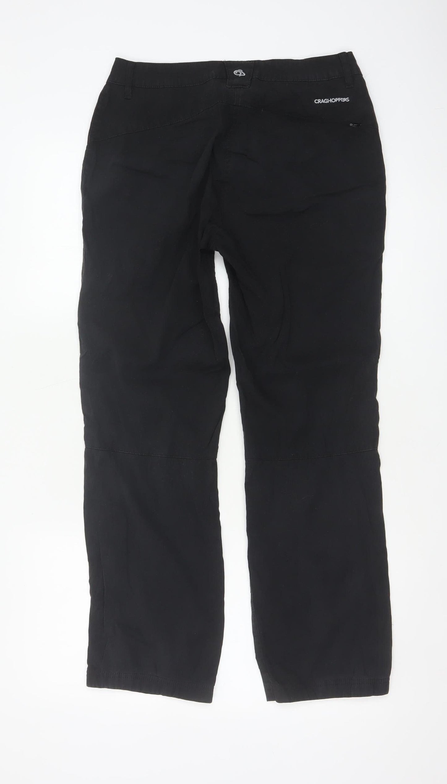 Craghoppers Women’s Black UK 8 Straight Outdoor Walking Trousers
