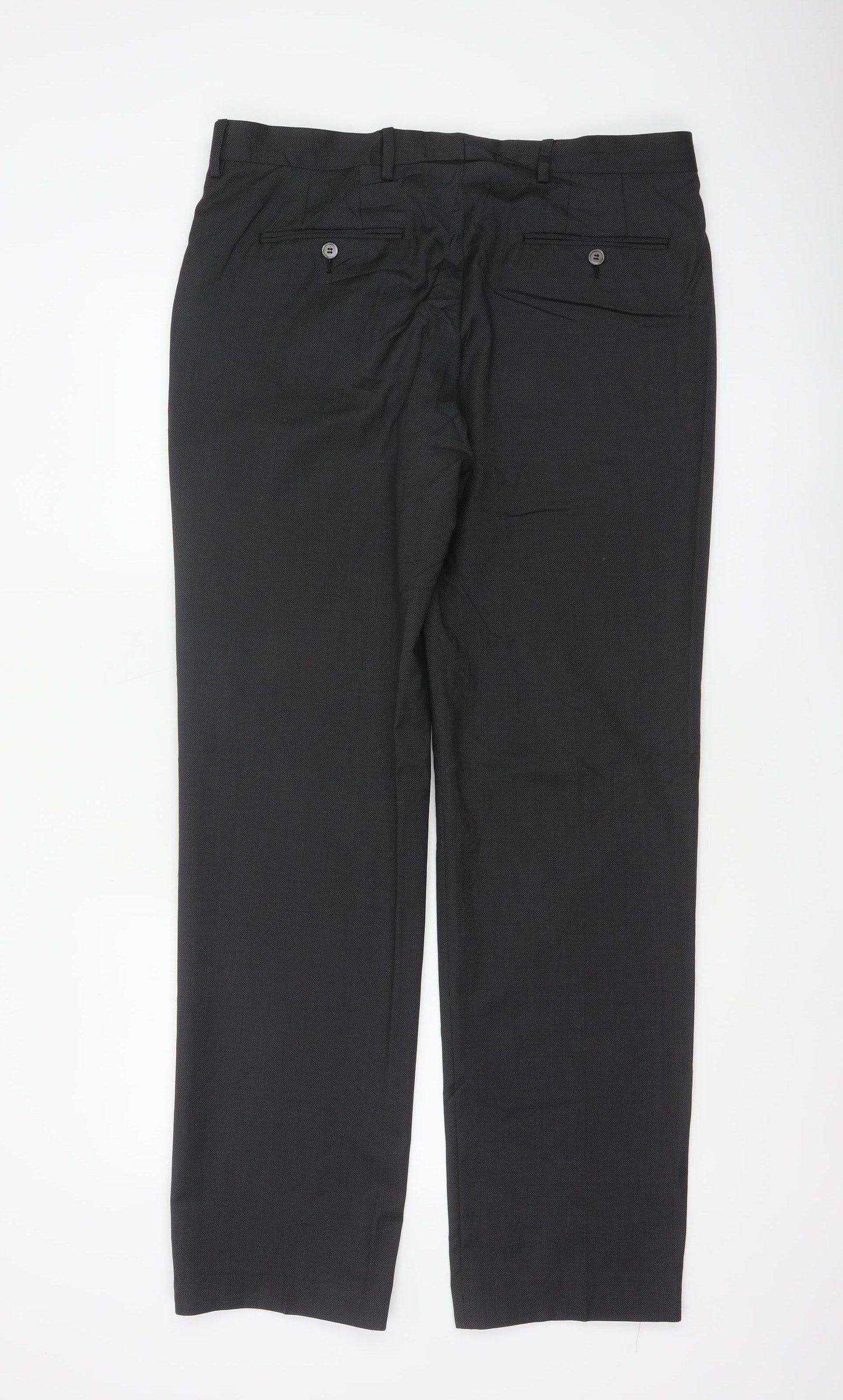 Paul Smith Men Grey Size 30 Wool Straight Dress Trousers Made in Italy