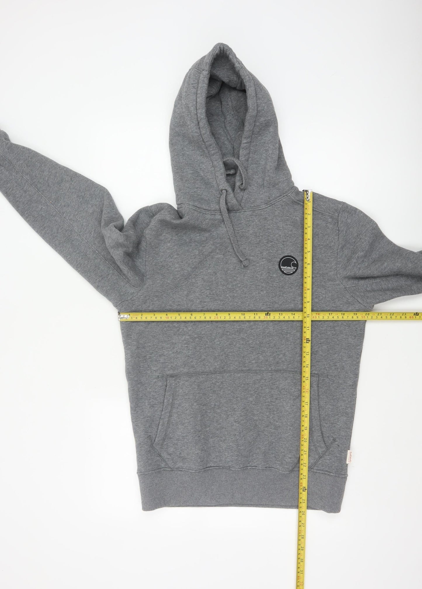 SoulCal & Co Unisex Adults Grey S Pullover Hoodie Logo