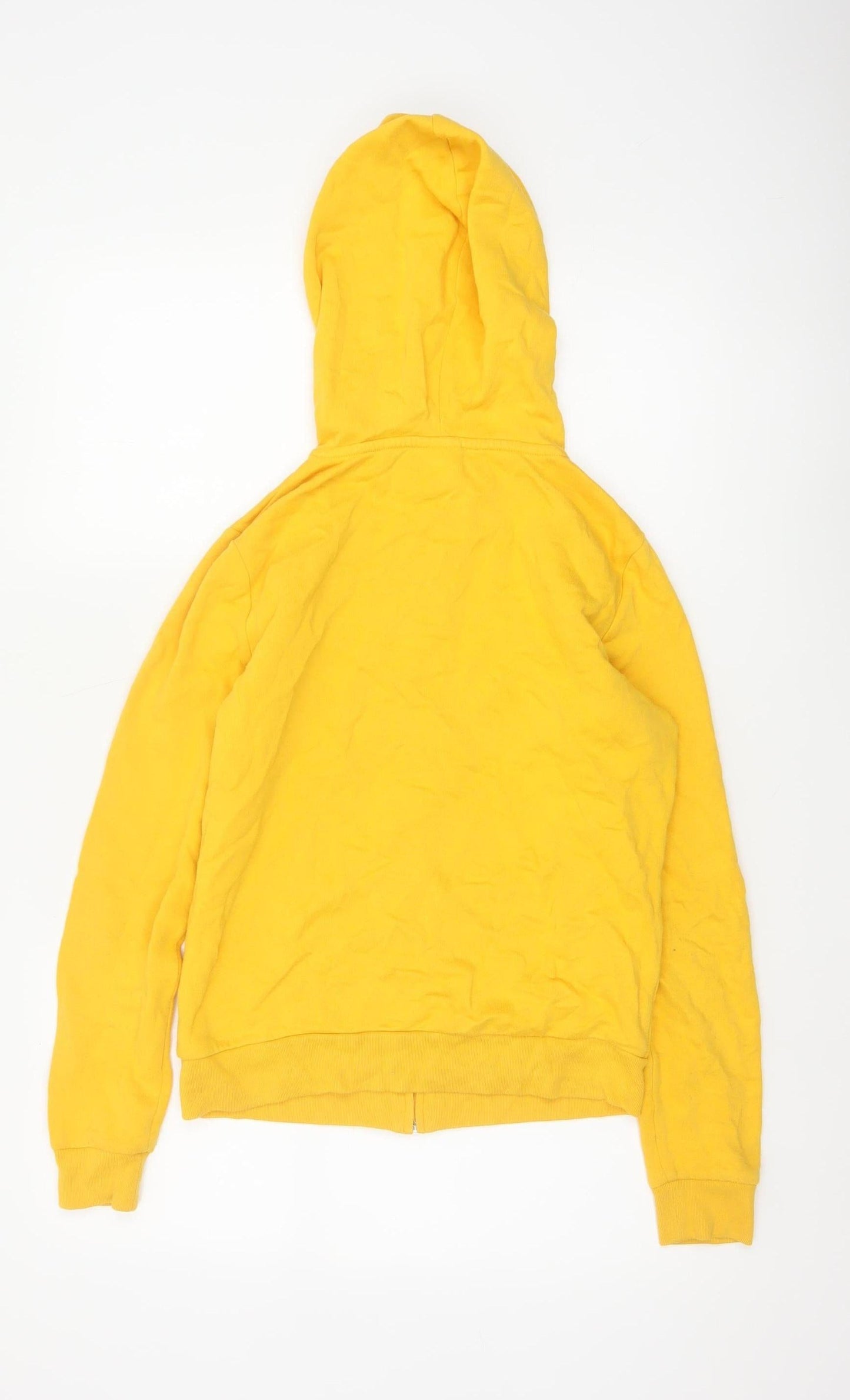 Victoria's Secret PINK Women Yellow XS Full Zip Logo Hoodie
