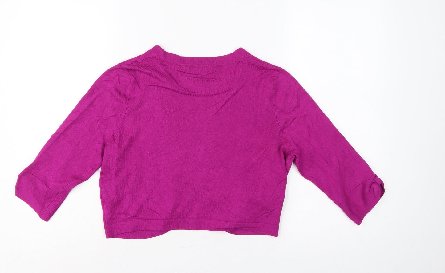 The Collection Debenhams Women’s Pink Open Cardigan UK 12 V-Neck Knit